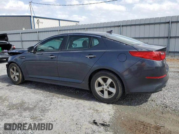 2015 Kia Optima LX with VIN KNAGM4A70F5636996, listed as a Copart auction lot 47571015 with 141,234 mi miles and Salvage Title. Bid and sale history available at carsss.com. Image 2.