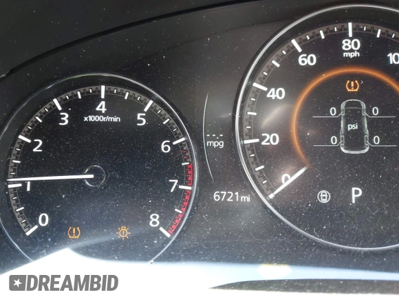 2024 Mazda CX-50 S Select with VIN 7MMVABAM5RN192435, listed as a IAAI auction lot 42136137 with 6,721 mi miles and . Bid and sale history available at DreamBid. Image 7.