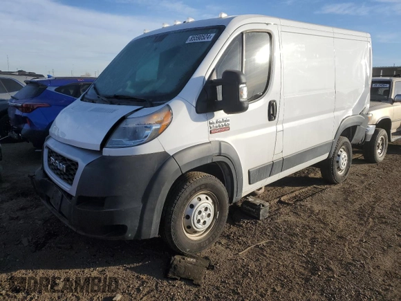2019 Ram ProMaster Cargo with VIN 3C6TRVNG5KE505720, listed as a Copart auction lot 85590524 with Not Provided miles and Salvage Title. Bid and sale history available at DreamBid. Image 1.