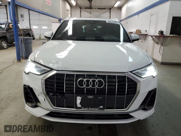 2024 Audi Q3 S line Premium Plus with VIN WA1EECF3XR1205174, listed as a Copart auction lot 88535095 with 1,174 mi miles and Salvage title. Bid and sale history available at DreamBid. Image 5.
