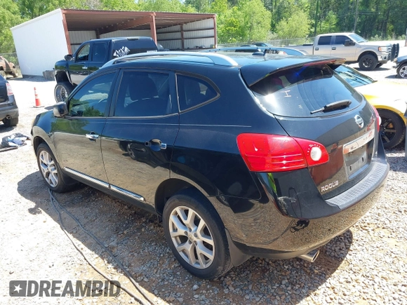 2012 Nissan Rogue S with VIN JN8AS5MTXCW256877, listed as a IAAI auction lot 42002637 with 241,611 mi miles. Bid and sale history available at carsss.com. Image 3.