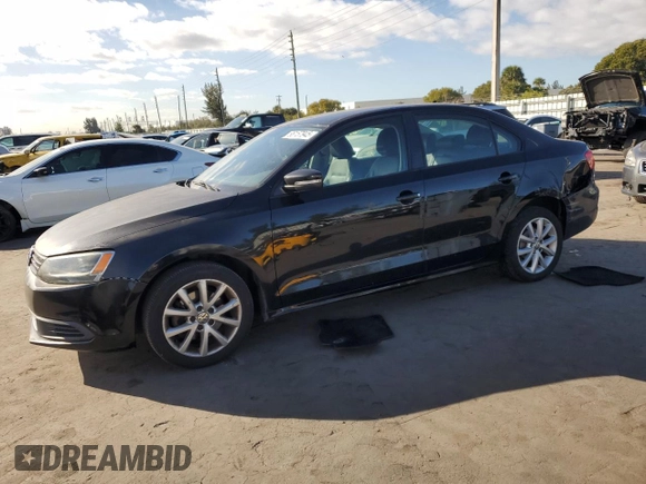 2012 Volkswagen Jetta Sedan SE w/Convenience with VIN 3VWDX7AJXCM340753, listed as a Copart auction lot 88157945 with 225,680 mi miles and Salvage Title. Bid and sale history available at carsss.com. Image 1.
