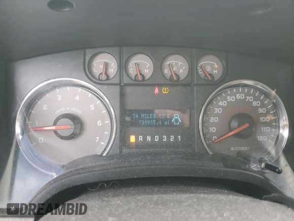 2010 Ford F-150 XL with VIN 1FTFW1CV2AFC91864, listed as a Copart auction lot 51436155 with 131,935 mi miles and Salvage Title. Bid and sale history available at carsss.com. Image 9.