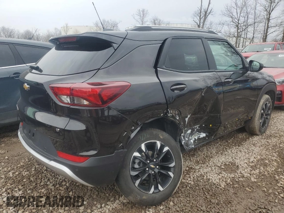 2022 Chevrolet TrailBlazer LT with VIN KL79MRSL4NB128466, listed as a Copart auction lot 41579933 with 8,955 mi miles. Bid and sale history available at carsss.com. Image 3.