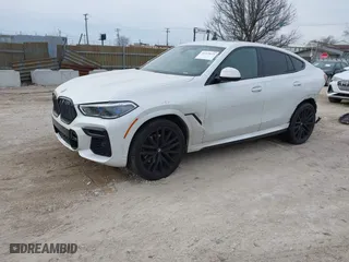 2023 BMW X6 xDrive40i with VIN 5UXCY6C08P9P28397, listed as a IAAI auction lot 41325621 with 66,412 mi miles. Bid and sale history available at carsss.com. Image 21.