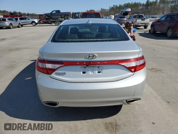 2014 Hyundai Azera with VIN KMHFG4JG9EA340818, listed as a Copart auction lot 47789005 with 91,317 mi miles and Salvage title. Bid and sale history available at DreamBid. Image 6.