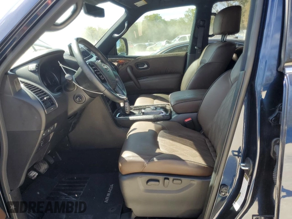 2023 Nissan Armada Platinum with VIN JN8AY2DA8P9404444, listed as a Copart auction lot 49158785 with 31,908 mi miles and Salvage Title. Bid and sale history available at carsss.com. Image 7.