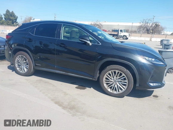 2020 Lexus RX with VIN 2T2JGMDA0LC048405, listed as a IAAI auction lot 41755505 with 62,542 mi miles. Bid and sale history available at carsss.com. Image 1.