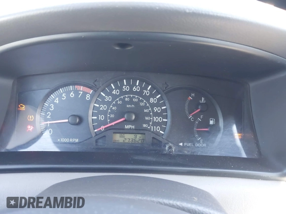 2008 Toyota Corolla CE with VIN 1NXBR32E98Z005691, listed as a IAAI auction lot 41333109 with 273,620 mi miles and . Bid and sale history available at DreamBid. Image 7.