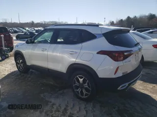 2021 Kia Seltos EX with VIN KNDERCAA2M7076840, listed as a Copart auction lot 44177135 with 41,650 mi miles and Salvage Title. Bid and sale history available at DreamBid. Image 2.