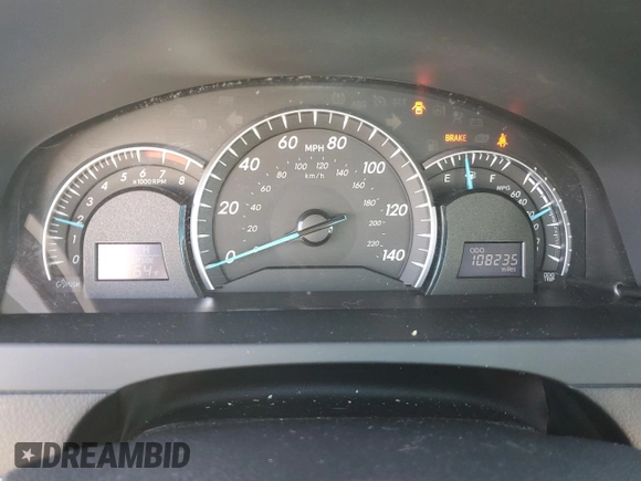 2013 Toyota Camry L with VIN 4T1BF1FK2DU716608, listed as a Copart auction lot 54904855 with 108,235 mi miles and Salvage Title. Bid and sale history available at DreamBid. Image 9.