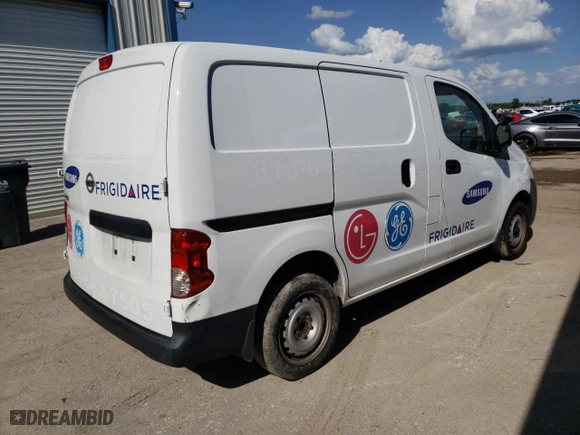 2018 Nissan NV200 Compact Cargo S with VIN 3N6CM0KNXJK704658, listed as a Copart auction lot 48489123 with 124,030 mi miles. Bid and sale history available at carsss.com. Image 3.