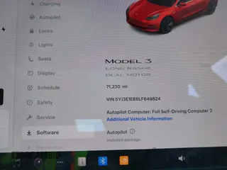 2020 Tesla Model 3 Long Range with VIN 5YJ3E1EB6LF649824, listed as a IAAI auction lot 41766020 with 71,230 mi miles. Bid and sale history available at carsss.com. Image 16.
