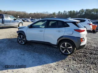 2021 Hyundai Kona Night Edition with VIN KM8K6CA54MU688677, listed as a Copart auction lot 88597715 with 104,219 mi miles and Salvage Title. Bid and sale history available at DreamBid. Image 2.