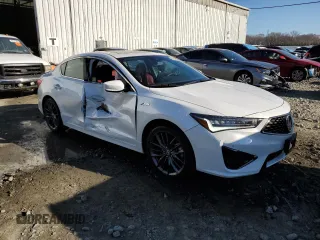 2022 Acura ILX w/Premium/A-Spec Package with VIN 19UDE2F86NA008991, listed as a Copart auction lot 48329275 with 13,442 mi miles and Salvage Title. Bid and sale history available at carsss.com. Image 4.