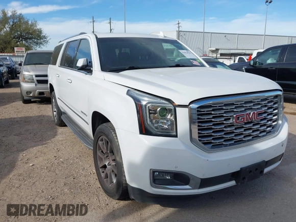 2019 GMC Yukon XL Denali with VIN 1GKS1HKJ8KR378385, listed as a IAAI auction lot 41824529 with 115,481 mi miles. Bid and sale history available at carsss.com. Image 1.
