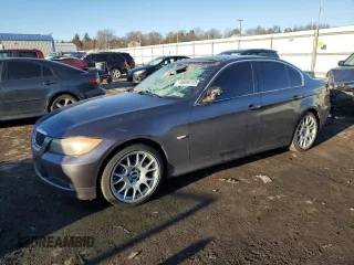 2008 BMW 3 Series 335xi with VIN WBAVD53528A010191, listed as a Copart auction lot 46000195 with 110,426 mi miles and Salvage Title. Bid and sale history available at carsss.com. Image 1.
