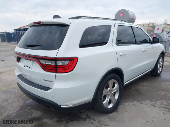 2014 Dodge Durango Limited with VIN 1C4RDHDG2EC318144, listed as a IAAI auction lot 41712791 with 124,569 mi miles. Bid and sale history available at carsss.com. Image 4.