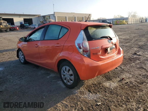 2013 Toyota Prius One with VIN JTDKDTB38D1040283, listed as a Copart auction lot 48317715 with 100,695 mi miles and Clean Title. Bid and sale history available at carsss.com. Image 2.