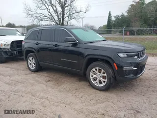 2023 Jeep Grand Cherokee Limited with VIN 1C4RJHBG4PC528307, listed as a IAAI auction lot 41113630 with 13,998 mi miles. Bid and sale history available at carsss.com. Image 1.