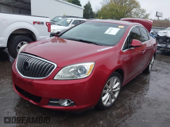 2012 Buick Verano Leather Group with VIN 1G4PS5SK4C4147287, listed as a IAAI auction lot 40809189 with 144,078 mi miles. Bid and sale history available at carsss.com. Image 2.
