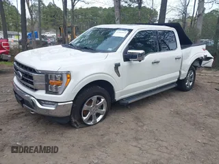 2021 Ford F-150 XL with VIN 1FTFW1E86MKD97432, listed as a IAAI auction lot 41941972 with 107,395 mi miles. Bid and sale history available at carsss.com. Image 17.