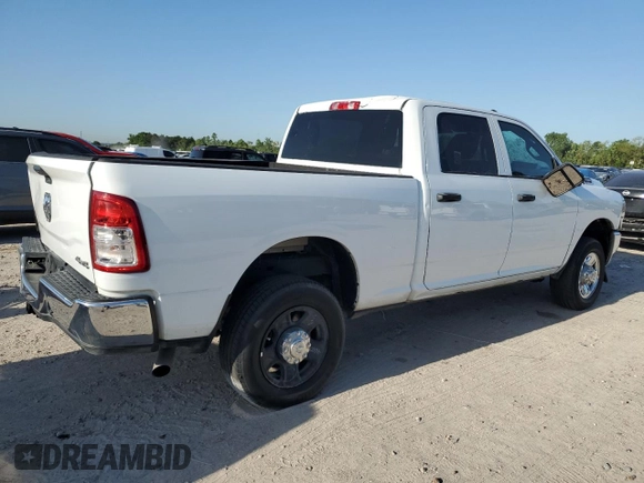 2023 Ram 2500 Tradesman z VIN 3C6UR5CJ9PG518386, wystawiony jako Copart lot #52700975 z przebiegiem 17 637 mil mil oraz Szkoda całkowita • Salvage title. Historia ofert i sprzedaży dostępna na DreamBid. Obrazek 3.