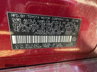 2006 Lexus IS 250 with VIN JTHCK262762007289, listed as a Copart auction lot 85038534 with 106,668 mi miles and Clean Title. Bid and sale history available at DreamBid. Image 10.