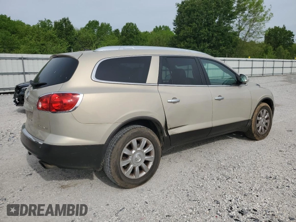 2012 Buick Enclave Leather with VIN 5GAKRCED0CJ178664, listed as a Copart auction lot 54265035 with 238,648 mi miles and Salvage Title. Bid and sale history available at DreamBid. Image 3.