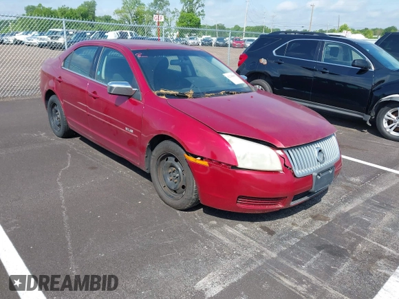 2007 Mercury Milan with VIN 3MEHM07Z67R607315, listed as a IAAI auction lot 42238665 with Not provided miles and . Bid and sale history available at DreamBid. Image 1.