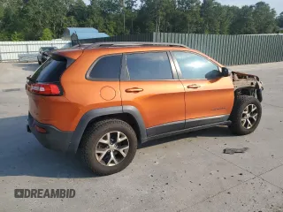2016 Jeep Cherokee Trailhawk z VIN 1C4PJMBS6GW252974, wystawiony jako Copart lot #63652465 z przebiegiem 160 641 mil mil oraz Szkoda całkowita • Salvage title. Historia ofert i sprzedaży dostępna na DreamBid. Obrazek 3.