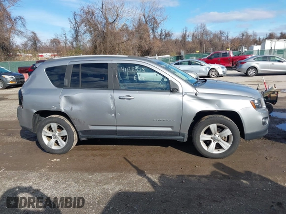 2016 Jeep Compass Latitude with VIN 1C4NJDEB5GD713905, listed as a IAAI auction lot 41138023 with 107,479 mi miles and . Bid and sale history available at DreamBid. Image 14.