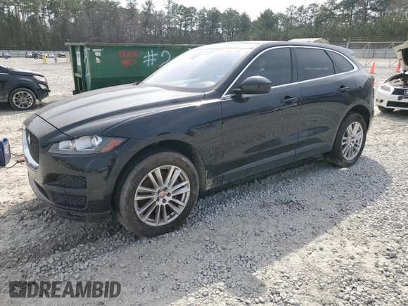 2020 Jaguar F-Pace 30t Prestige z VIN SADCK2GX9LA632858, wystawiony jako Copart lot #44627085 z przebiegiem 60 173 mil mil oraz Szkody całkowita. Historia ofert i sprzedaży dostępna na DreamBid. Obrazek 1.