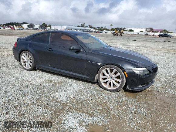 2010 BMW 6 Series 650i with VIN WBAEA5C57ACV93568, listed as a Copart auction lot 45578355 with 172,586 mi miles and Salvage Title. Bid and sale history available at carsss.com. Image 4.