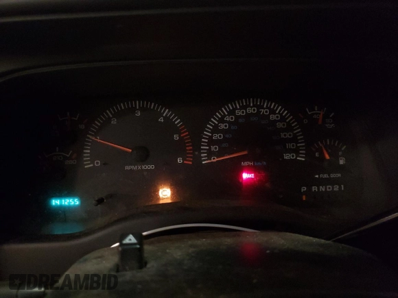 1999 Dodge Dakota SLT with VIN 1B7GG22YXXS215599, listed as a Copart auction lot 54630655 with 141,255 mi miles and Clean Title. Bid and sale history available at DreamBid. Image 9.