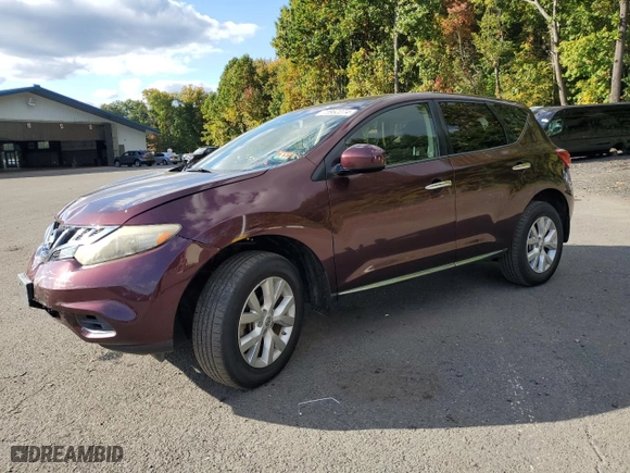 2013 Nissan Murano S with VIN JN8AZ1MW9DW311562, listed as a Copart auction lot 73962274 with 71,192 mi miles and Salvage Title. Bid and sale history available at carsss.com. Image 1.