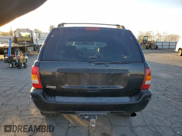 2001 Jeep Grand Cherokee Limited with VIN 1J4GX58S01C652737, listed as a Copart auction lot 81635494 with 175,498 mi miles and Salvage Title. Bid and sale history available at DreamBid. Image 6.