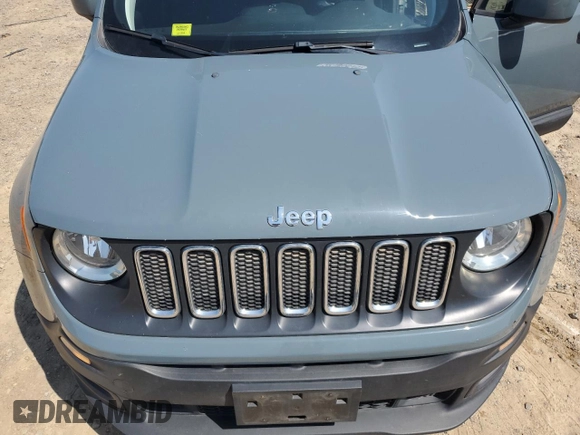 2018 Jeep Renegade Latitude with VIN ZACCJABBXJPJ51287, listed as a Copart auction lot 52385515 with 85,346 mi miles and Salvage Title. Bid and sale history available at DreamBid. Image 12.