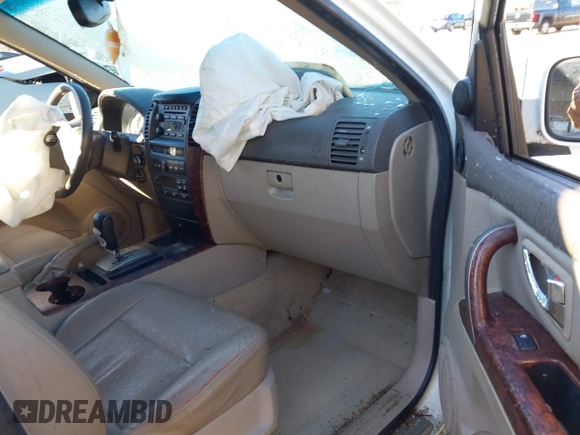2005 Kia Sorento LX with VIN KNDJD733855444289, listed as a IAAI auction lot 41001977 with 193,973 mi miles. Bid and sale history available at carsss.com. Image 5.