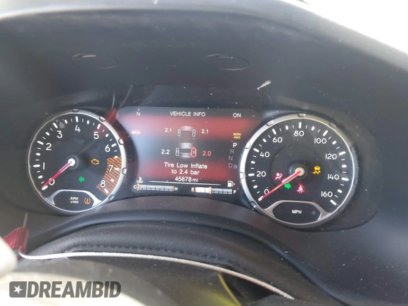 2021 Jeep Renegade Trailhawk z VIN ZACNJDC19MPN25411, wystawiony jako IAAI lot #41398000 z przebiegiem 45 678 mil mil oraz . Historia ofert i sprzedaży dostępna na DreamBid. Obrazek 7.