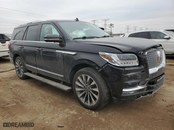 2020 Lincoln Navigator Reserve with VIN 5LMJJ2LT3LEL09707, listed as a Copart auction lot 47657675 with 54,145 mi miles and Salvage Title. Bid and sale history available at carsss.com. Image 4.