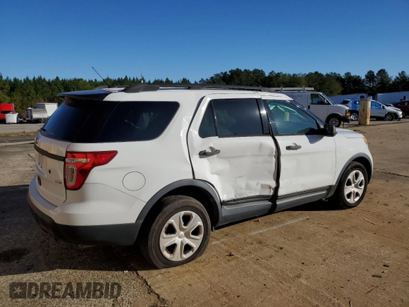 2015 Ford Utility Police Interceptor with VIN 1FM5K8AR2FGA21634, listed as a Copart auction lot 81078944 with 53,664 mi miles and Salvage Title. Bid and sale history available at carsss.com. Image 3.