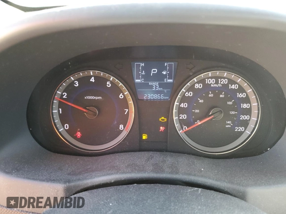 2016 Hyundai Accent SE with VIN KMHCT4AEXGU988005, listed as a Copart auction lot 48166365 with 230,866 mi miles and Clean Title. Bid and sale history available at DreamBid. Image 9.
