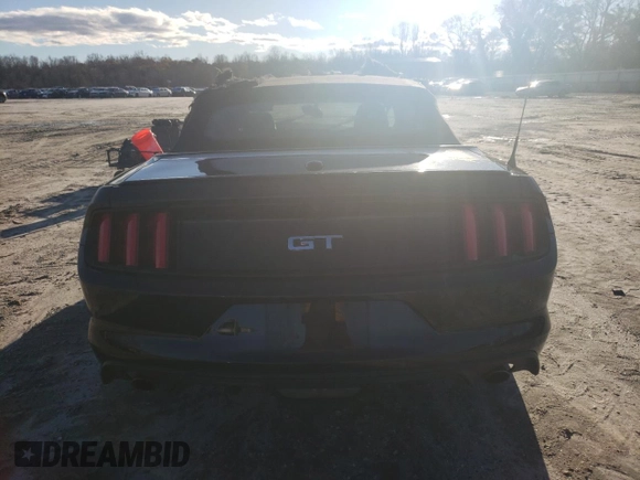 2015 Ford Mustang GT Premium with VIN 1FATP8FF0F5346845, listed as a Copart auction lot 84209444 with 114,369 mi miles and Salvage title. Bid and sale history available at DreamBid. Image 6.