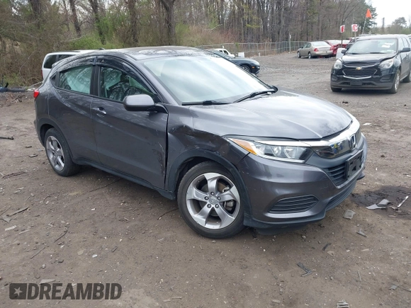 2022 Honda HR-V LX with VIN 3CZRU6H36NM725968, listed as a IAAI auction lot 42055401 with 58,525 mi miles. Bid and sale history available at carsss.com. Image 1.