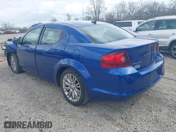 2014 Dodge Avenger SE with VIN 1C3CDZAB9EN235338, listed as a IAAI auction lot 41941403 with 144,085 mi miles. Bid and sale history available at carsss.com. Image 3.