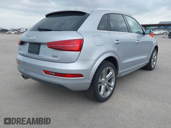 2018 Audi Q3 Premium Plus z VIN WA1JCCFS8JR023281, wystawiony jako IAAI lot #42071289 z przebiegiem 71 335 mil mil oraz . Historia ofert i sprzedaży dostępna na DreamBid. Obrazek 4.