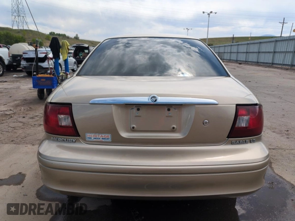 2001 Mercury Sable LS Premium with VIN 1MEHM55S51A604989, listed as a Copart auction lot 57890935 with 113,793 mi miles and Salvage title. Bid and sale history available at DreamBid. Image 6.