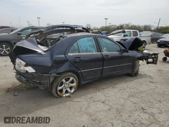 2007 Mercedes-Benz C 230 Sport z VIN WDBRF52H67F918590, wystawiony jako Copart lot #53691455 z przebiegiem Nie podano mil oraz Szkoda całkowita • Salvage title. Historia ofert i sprzedaży dostępna na DreamBid. Obrazek 3.