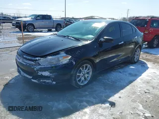 2013 Dodge Dart Limited with VIN 1C3CDFCA5DD340076, listed as a IAAI auction lot 41907098 with 194,527 mi miles. Bid and sale history available at carsss.com. Image 2.